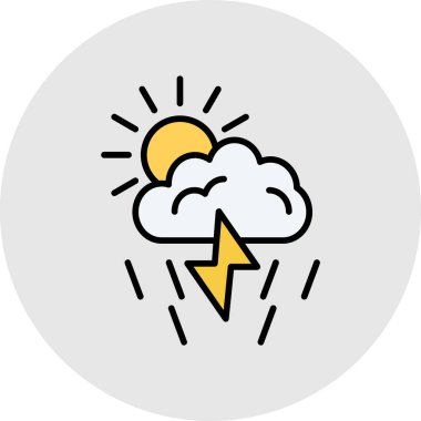 vektör bulut simgesi, illüstrasyon, vektör