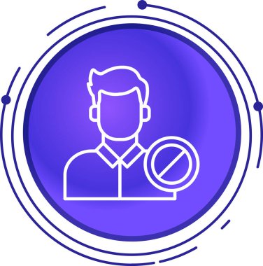 kullanıcı avatar simgesi vektör çizimi