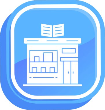 mağaza simgesi doldurulmuş taslak biçiminde