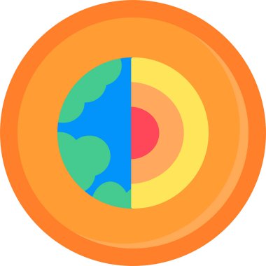 hedef simge, vektör illüstrasyonu