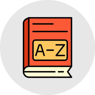 kitap simgesi vektör illüstrasyonu.