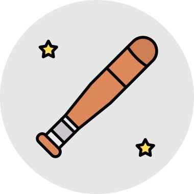 Çizgi film simgesinin vektör çizimi