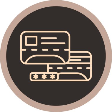 Modern mobil uygulamanın vektör simgesi çizimi