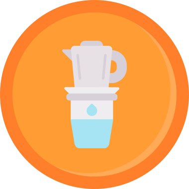 Kahve simgesinin vektör illüstrasyonu