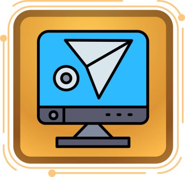 seo modern simgesinin vektör illüstrasyonu