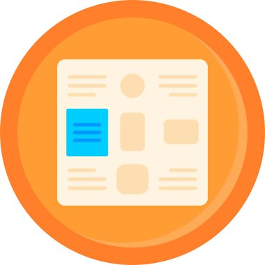 Düz stil kredi kartı simgesi