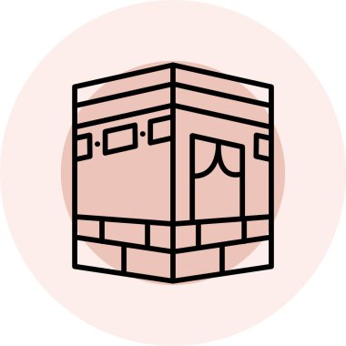 Yapı simgesinin vektör illüstrasyonu