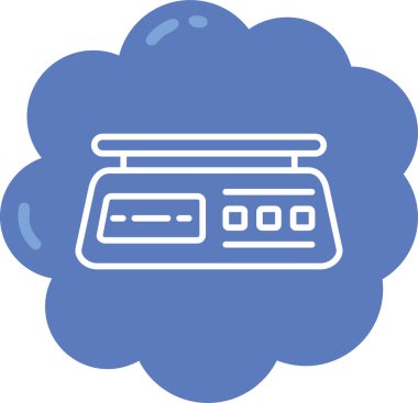 Kredi kartıyla. Basit resimleme