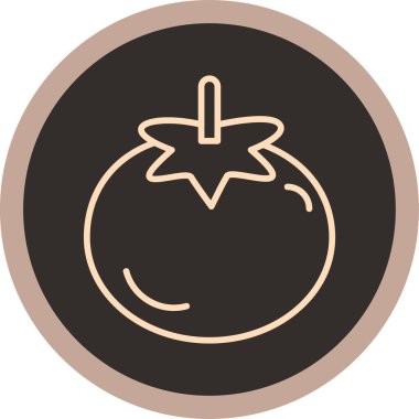 Çiftliğin kabaklı vektör illüstrasyon simgesi