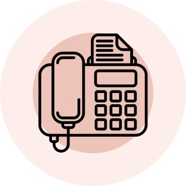 Cep telefonu için vektör simgesi, düz tasarım. vektör illüstrasyonu