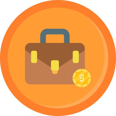 çanta çanta simgesi düz biçimli