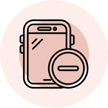 akıllı saat simge vektör illüstrasyonu