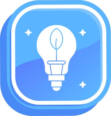 fikir web simgesi, basit vektör illüstrasyonu