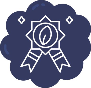 ödül kurdele simgesi, vektör illüstrasyonu