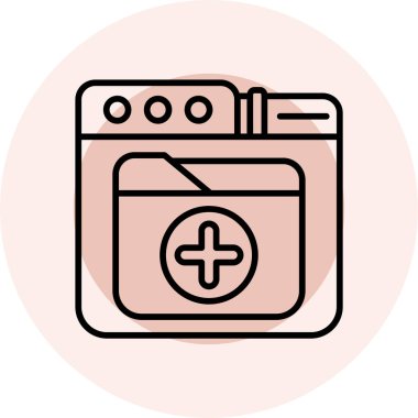 Mutfak simgesinin vektör çizimi