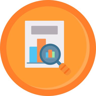 iş düz vektör simgesi