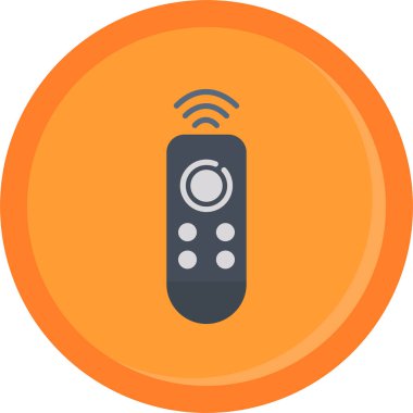 Uzak denetleyici simgesi, vektör illüstrasyonu