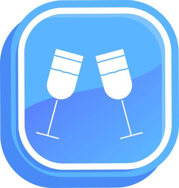 gözlük ikonu vektör illüstrasyonu