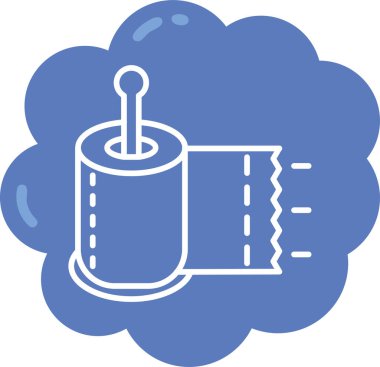 Mavi arkaplanın vektör illüstrasyonu