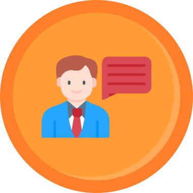 İş adamı. Basit tasarım