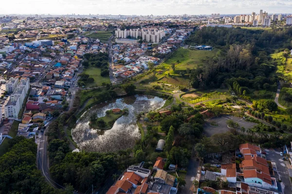Parque Aquático Visto Cima Campinas São Paulo Brasil — Fotografia de Stock