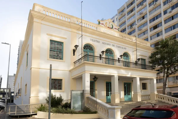 Fachada Del Teatro Álvaro Carvalho Florianopolis Santa Catarina Brasil —  Fotos de Stock