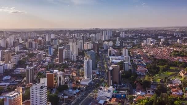 Flight Avenida Norte Sul Campinas Sao Paulo Brazil — стокове відео