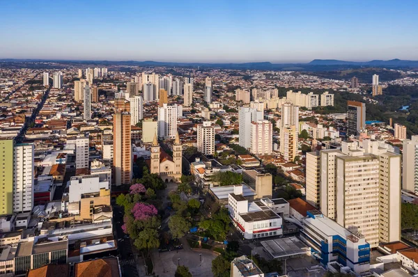 Catedral Vista Desde Alto Piracicaba Sao Paulo Brasil —  Fotos de Stock