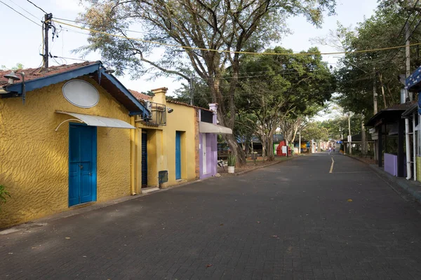 Rue Porto Sur Les Rives Rivière Piracicaba Sao Paulo Brésil — Photo