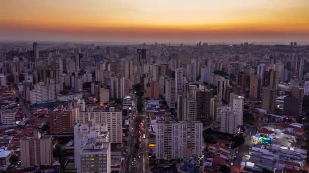 Por Sol Cidade Campinas São Paulo Brasil — Vídeo de Stock