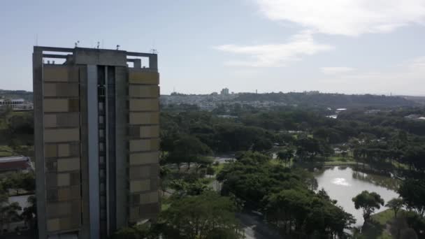 Piracicaba City Hall Building Sao Paulo Brazilië — Stockvideo