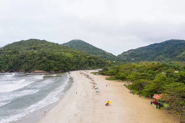 Plaża Itamambuca Ubatuba Sao Paulo Brazylia — Zdjęcie stockowe