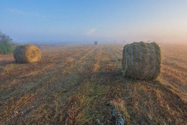 Sabaha saman yığını.