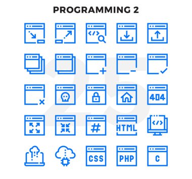Anahat simgeleri paketi UI için kesik. Web tasarım ve Web sitesi bir uygulama için ayarlanan piksel mükemmel ince çizgi vektör simgesi.