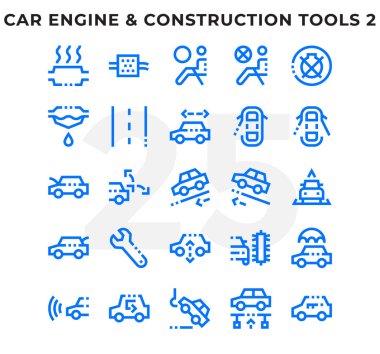 Anahat simgeleri paketi UI için kesik. Web tasarım ve Web sitesi bir uygulama için ayarlanan piksel mükemmel ince çizgi vektör simgesi.
