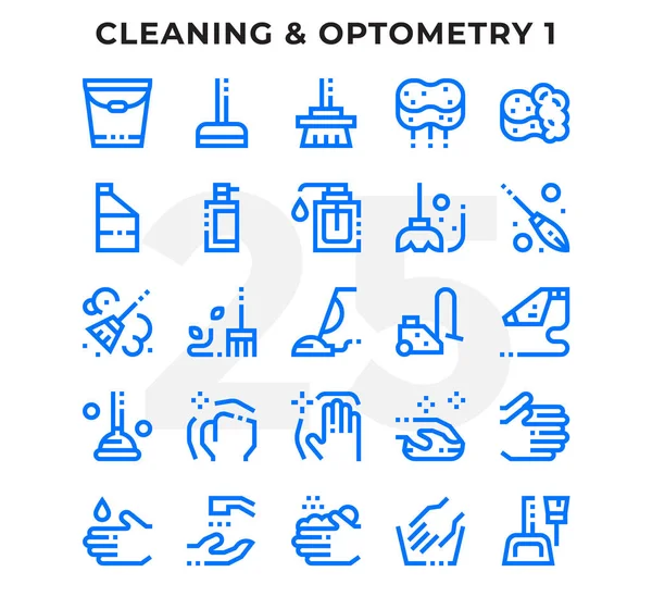 Dashed Outline Icons Pack Para Pixel Perfeito Linha Fina Vetor — Vetor de Stock