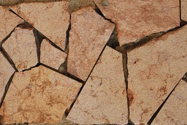 Textura Las Paredes Mampostería Piedra — Foto de Stock