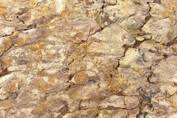 Steen. Textuur van kleurrijke mediterrane steen aan de kust — Stockfoto