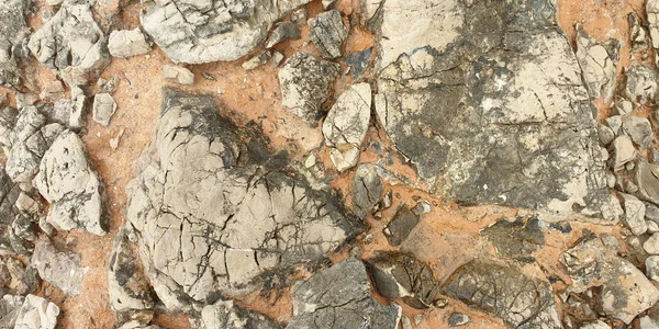 石。海岸にカラフルな地中海の石のテクスチャ — ストック写真
