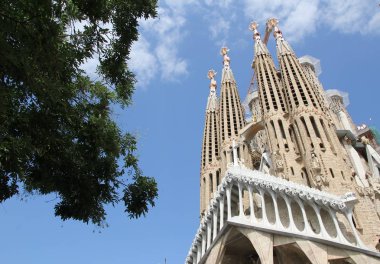 Sagrada Familia Katedrali. Barselona 'da. Katalonya. İspanya