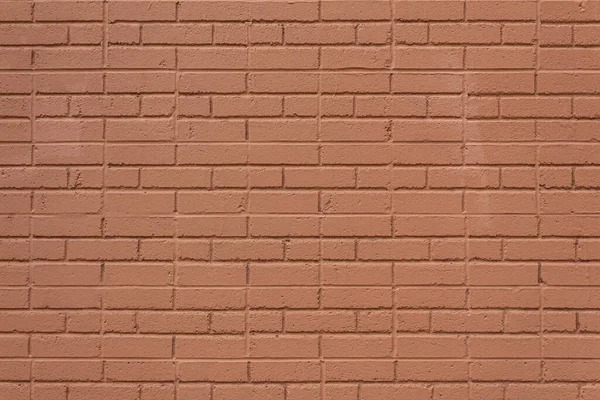 Brown Painted Brick Wall Runnning Bond Jack Bond Patterns Bbackground — Stock Photo, Image