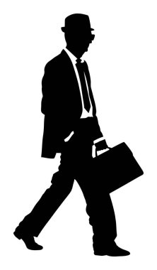 Bavul taşıyıcısı olan deneyimli bir avukat. Zarif üst düzey beyefendi silueti. Olgun iş adamı. Eski okul öğretmeni. Takım elbiseli ve cebinde bir adam. Gizli Servis üyesi. Çift taraflı ajan.