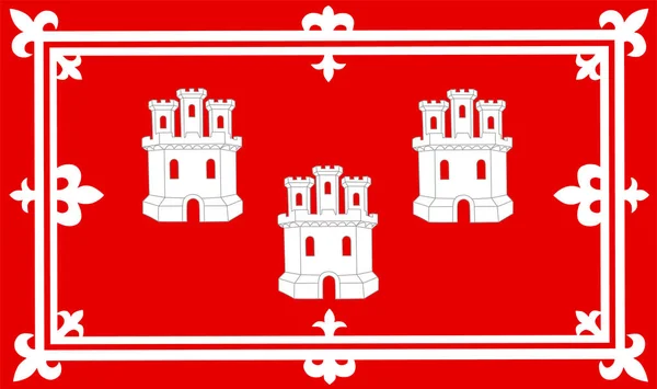 Drapeau Vectoriel Aberdeen Écosse Royaume Uni — Image vectorielle