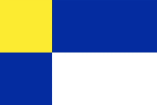 Bandeiras Vetor Regiões Eslováquia Vetor Bandeira Região Bratislava — Vetor de Stock