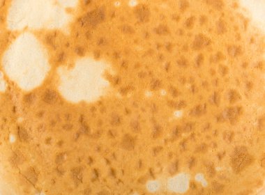 İnce gözleme veya Tortilla arka plan üstten görünüm. Taze ev yapımı krep veya metin alanı olan Lay düz gözleme