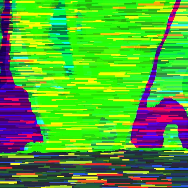 Panne Abstrakten Hintergrund Zufällige Farbrauschvektortextur — Stockvektor