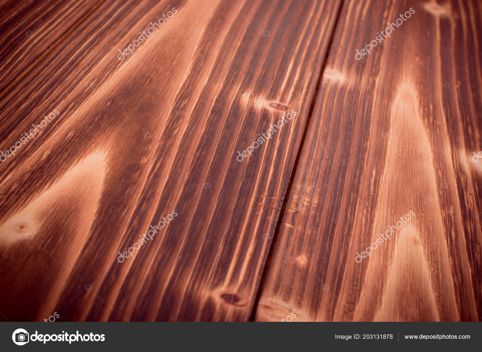 Old Dark Cherry Wood Background Red Wooden Board Plank Texture