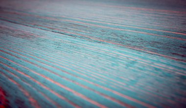 Güzel vintage soluk azure ahşap arka plan. Eski boyalı ahşap masa yüzeyi. Rustik turkuaz Danışma Kurulu veya tahta doku ile boşaltmak