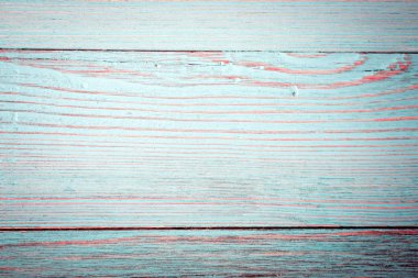 Güzel vintage soluk azure ahşap arka plan. Eski boyalı ahşap masa yüzeyi. Rustik turkuaz Danışma Kurulu veya tahta doku ile boşaltmak