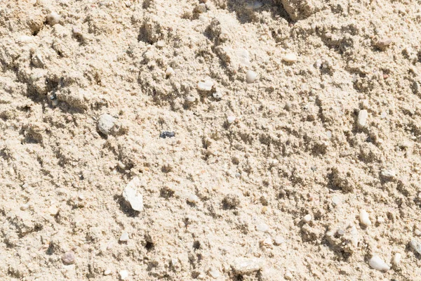 Heap Sand Cascalho Seixos Mistura Concreto Para Construção Closeup Dia — Fotografia de Stock